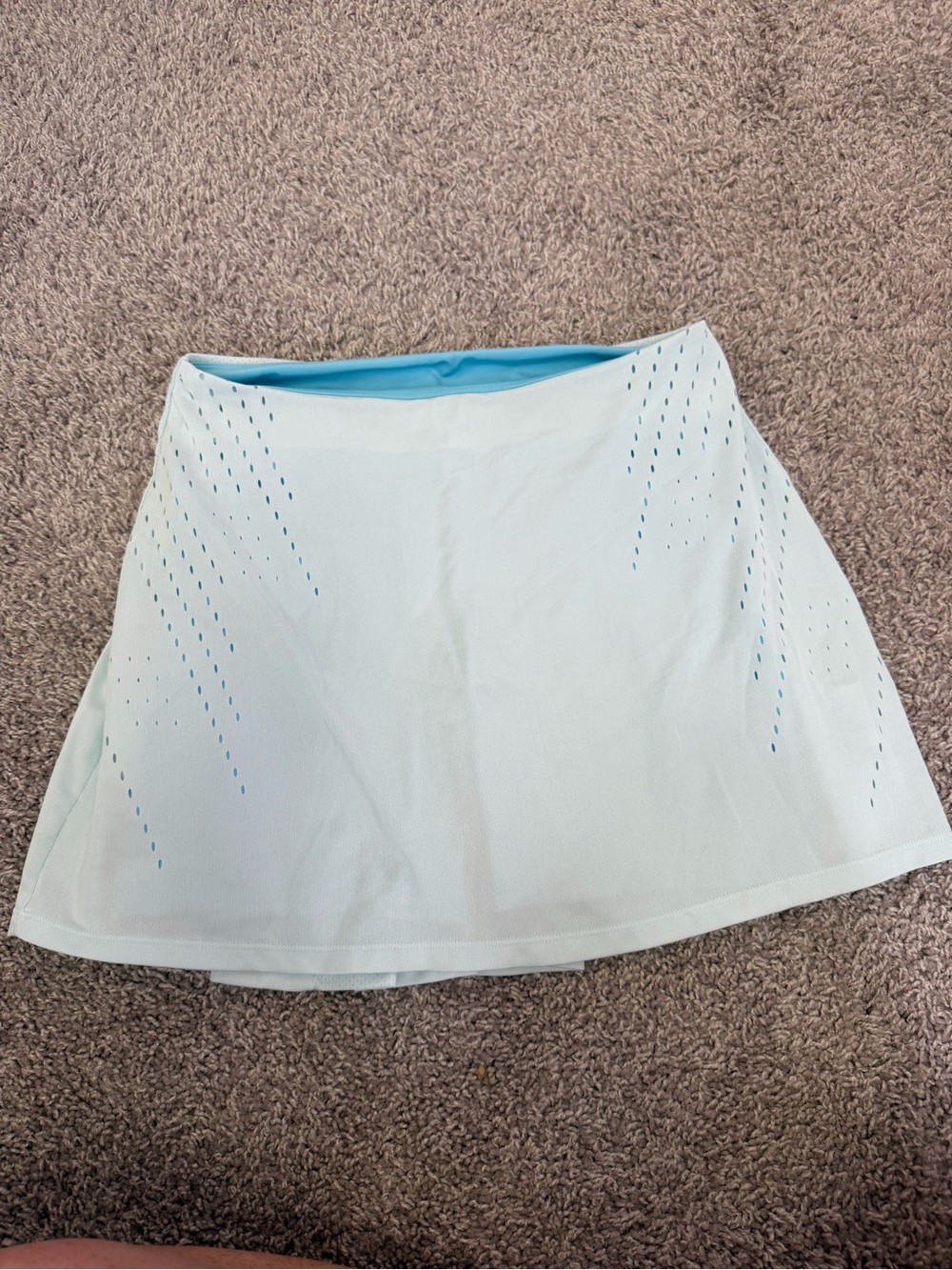 Nike Light Blue Circle Skirt with Aqua Lining